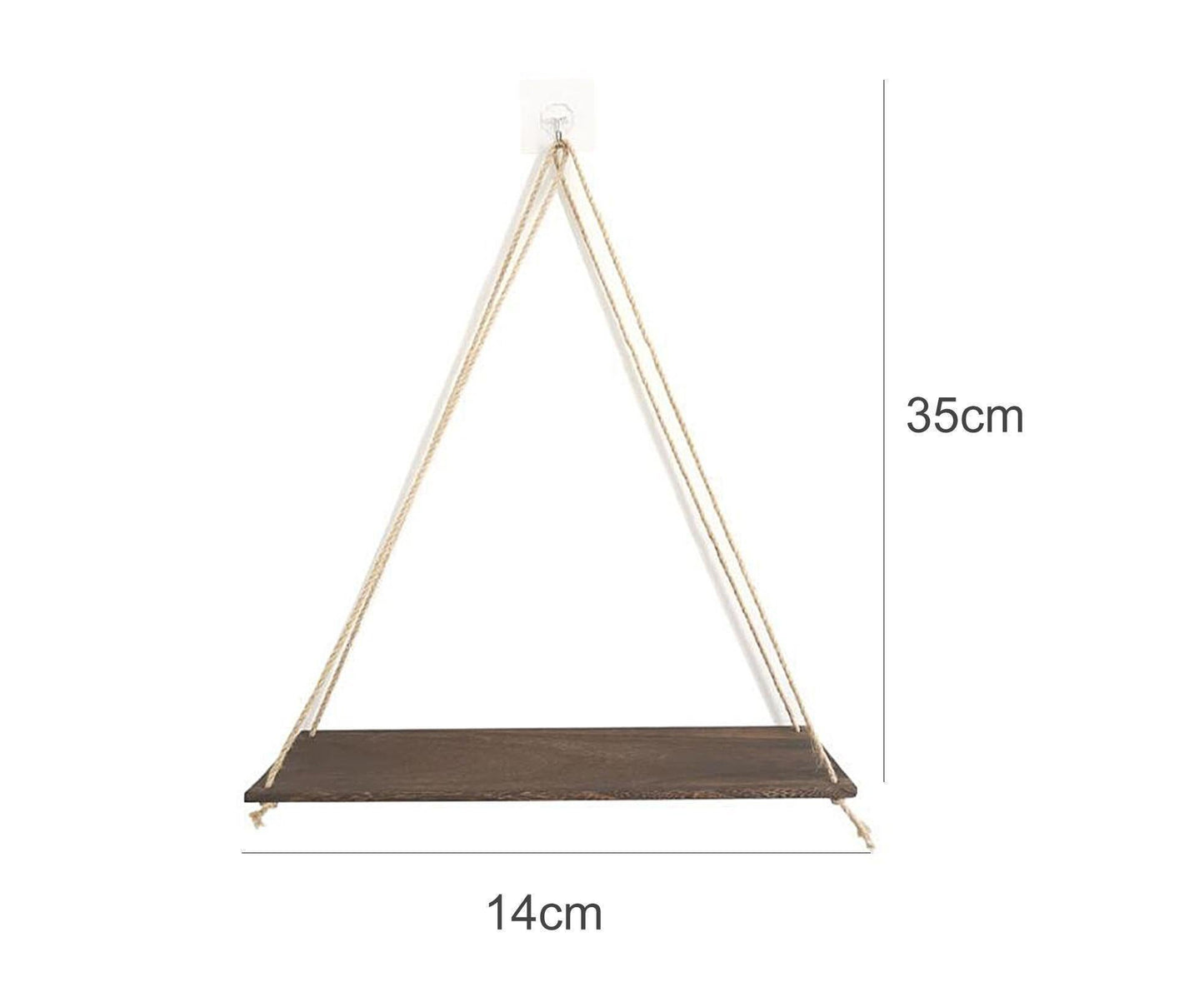 Home Plant Bonsai Photos Frame Wood Window Wall Hanging Shelves Storage Rack- S V1263-JX-710
