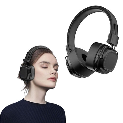 Foldable Wireless Bluetooth Headphone Classic Head-worn Stereo Headphone Silver V1263-JX-7102
