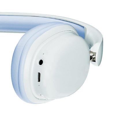Wireless 5.3 Bluetooth Headphones Head-Worn Stereo Headset with Mic Blue V1263-JX-7103-1