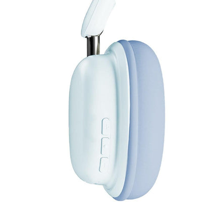 Wireless 5.3 Bluetooth Headphones Head-Worn Stereo Headset with Mic Blue V1263-JX-7103-1