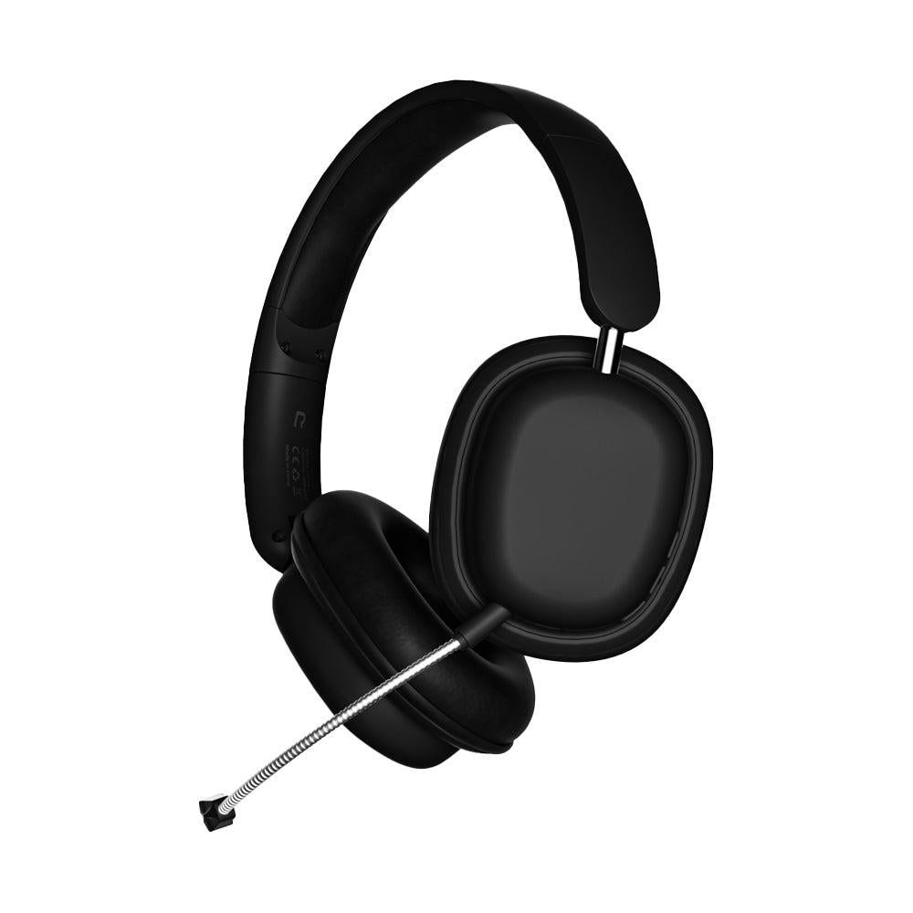 Wireless 5.3 Bluetooth Headphones Head-Worn Stereo Headset with Mic White V1263-JX-7103-2