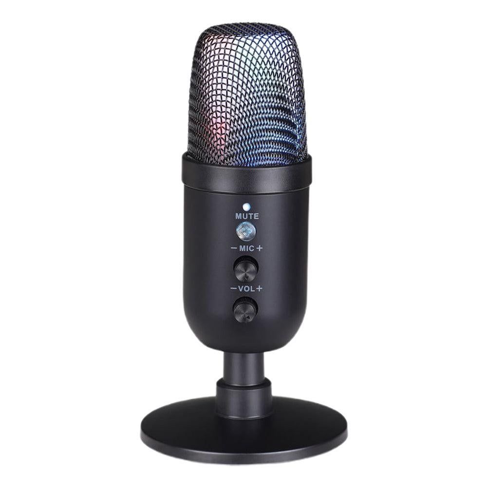 USB Condenser Plug-and-Play Gaming Microphone for PC and Computer Use V1263-JX-7104