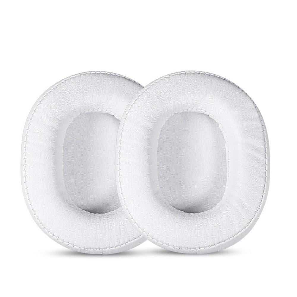Soft Replacement Ear Pads Cushion Compatible with Audio Technica ATH MSR7b M50 M40 M30 M20X White V1263-JX-7108-2