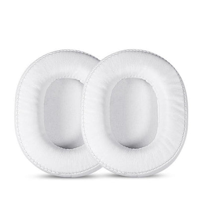 Soft Replacement Ear Pads Cushion Compatible with Audio Technica ATH MSR7b M50 M40 M30 M20X White V1263-JX-7108-2