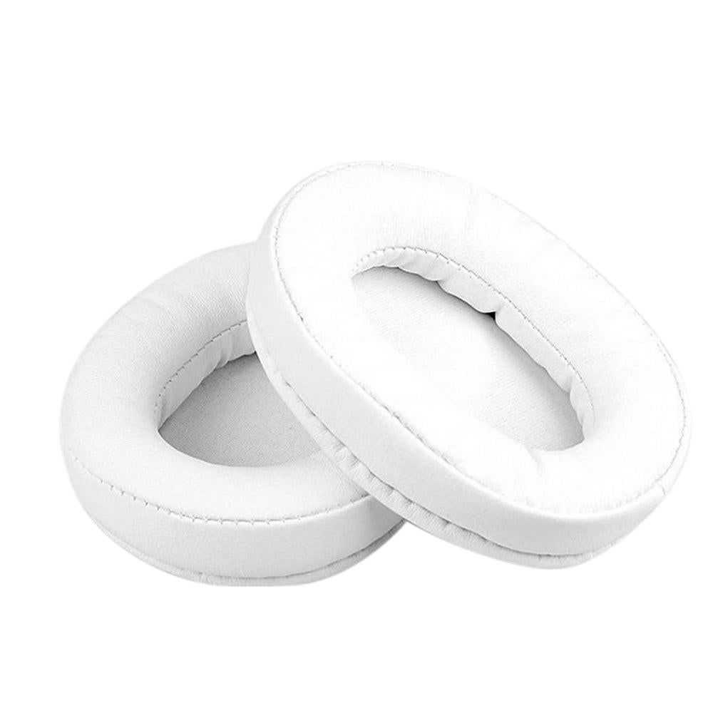 Soft Replacement Ear Pads Cushion Compatible with Audio Technica ATH MSR7b M50 M40 M30 M20X White V1263-JX-7108-2