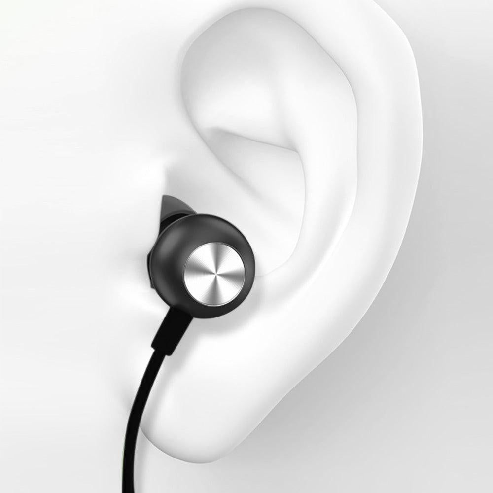 USB-C 3.5MM Wired Headphones In-Ear Earbuds with Microphone Black V1263-JX-7111