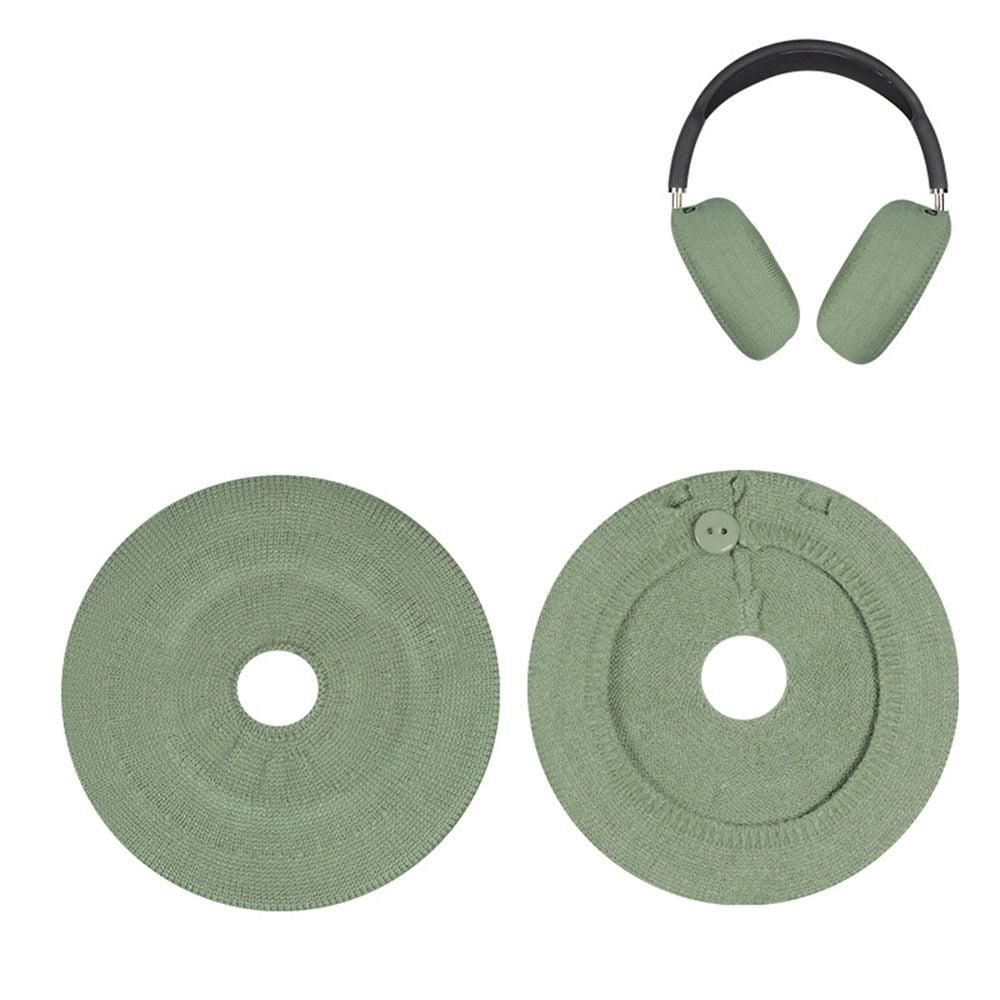 Pair of Knit Ear Pad Covers for AirPods Max Dust-Proof Protective Headphone Accessories Blue V1263-JX-7116