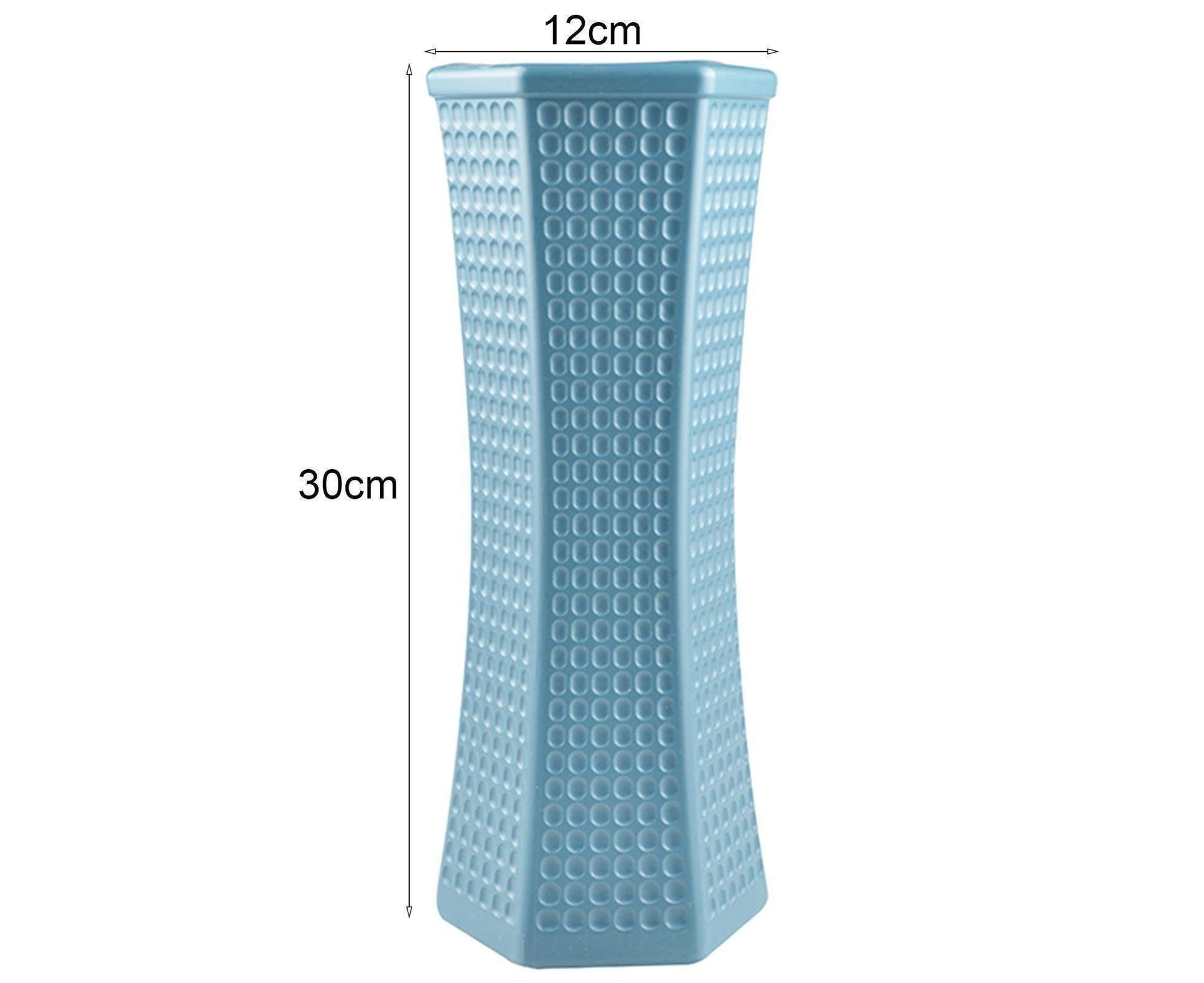 Geometric Decorative Vase-Blue V1263-JX-712