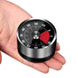 Kitchen Cooking Timer Clock Mechanical Counter 60 Minutes Timer Black V1263-JX-7121-1