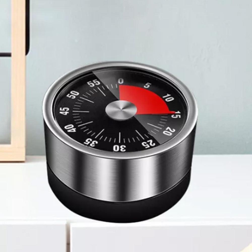 Kitchen Cooking Timer Clock Mechanical Counter 60 Minutes Timer Black V1263-JX-7121-1