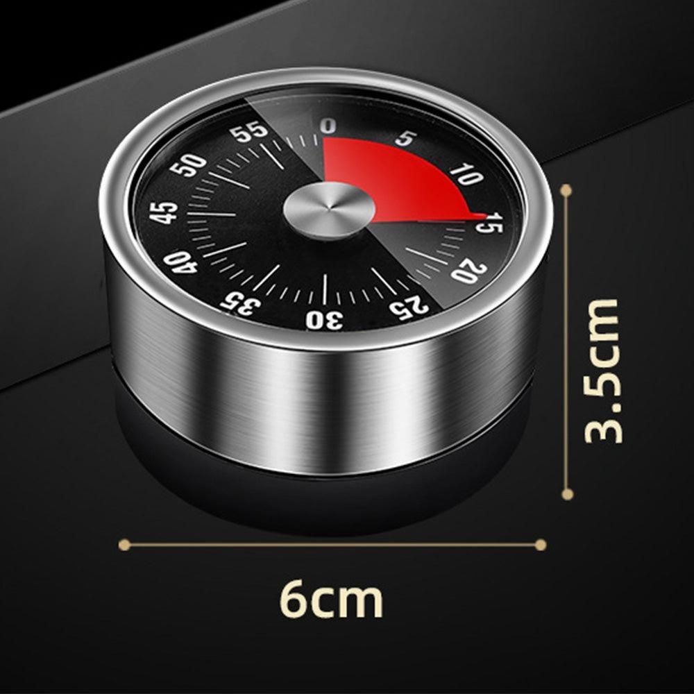 Kitchen Cooking Timer Clock Mechanical Counter 60 Minutes Timer Black V1263-JX-7121-1