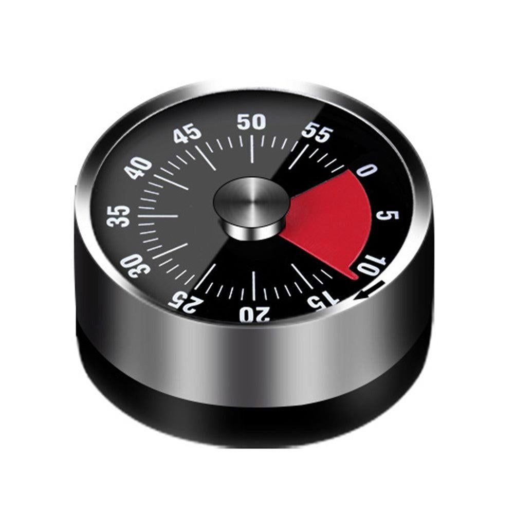 Kitchen Cooking Timer Clock Mechanical Counter 60 Minutes Timer Black V1263-JX-7121-1