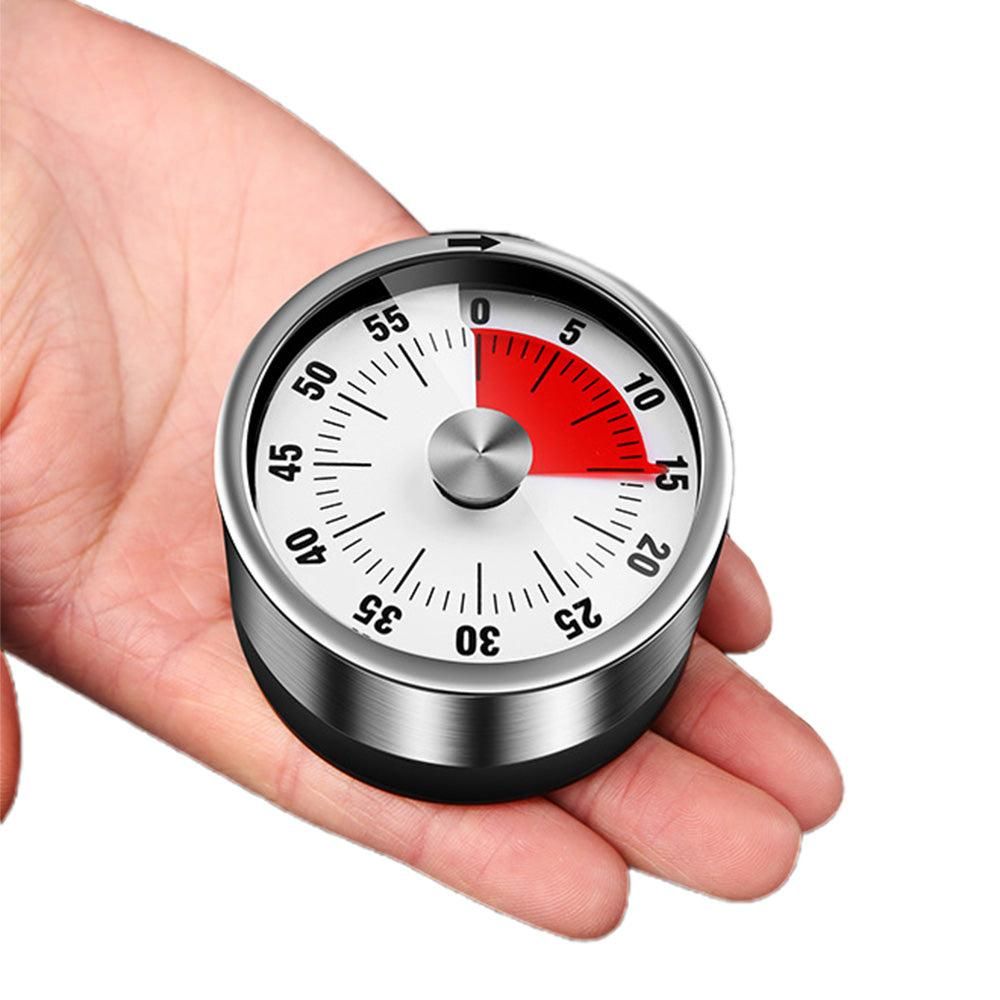 Kitchen Cooking Timer Clock Mechanical Counter 60 Minutes Timer Black V1263-JX-7121-1
