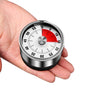Kitchen Cooking Timer Clock Mechanical Counter 60 Minutes Timer White V1263-JX-7121-2