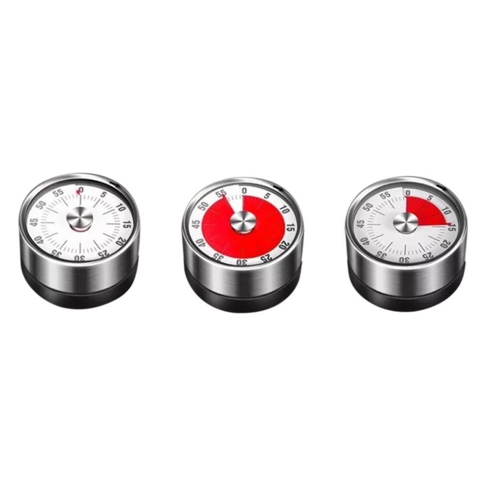 Kitchen Cooking Timer Clock Mechanical Counter 60 Minutes Timer White V1263-JX-7121-2