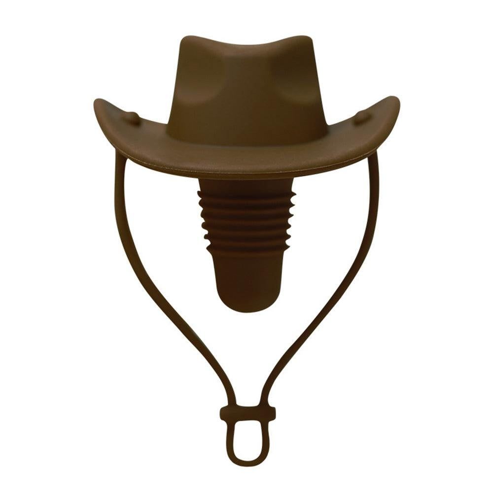Western Cowboy Hat Silicone Wine Bottle Stopper Champagne Sealer Coffee V1263-JX-7123-1