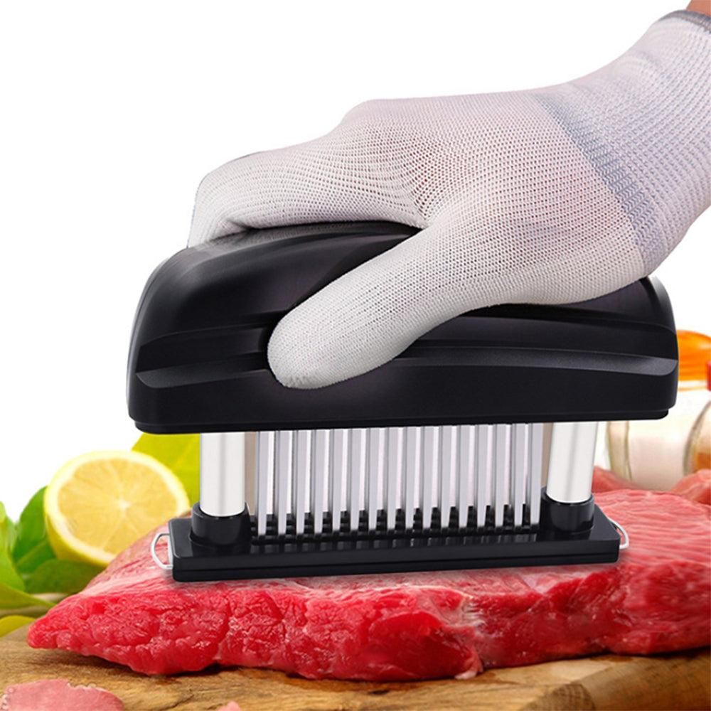 Kitchen Meat Tenderizer Tool with 48 Stainless Steel Blades for Meat Chicken Pork Steak Cooking V1263-JX-7124