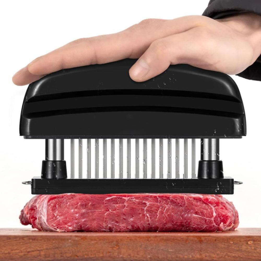 Kitchen Meat Tenderizer Tool with 48 Stainless Steel Blades for Meat Chicken Pork Steak Cooking V1263-JX-7124