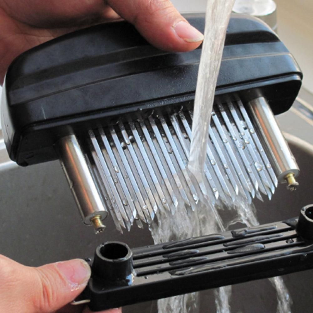 Kitchen Meat Tenderizer Tool with 48 Stainless Steel Blades for Meat Chicken Pork Steak Cooking V1263-JX-7124