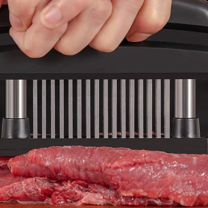 Kitchen Meat Tenderizer Tool with 48 Stainless Steel Blades for Meat Chicken Pork Steak Cooking V1263-JX-7124