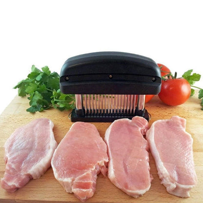 Kitchen Meat Tenderizer Tool with 48 Stainless Steel Blades for Meat Chicken Pork Steak Cooking V1263-JX-7124
