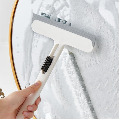 2 Pcs Shower Squeegee Bathroom Mirror Window Brush Cleaning Wiper Home Cleaner Tools V1263-JX-7128