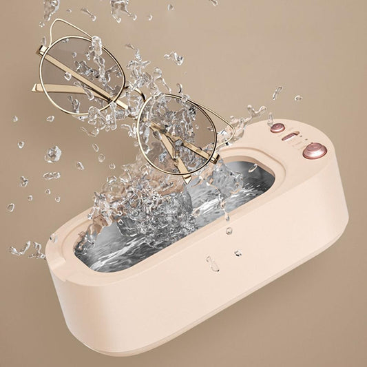 45KHz Ultrasonic Jewelry Cleaning Machine for Jewelry Eyeglasses Rings Pink V1263-JX-7129-1