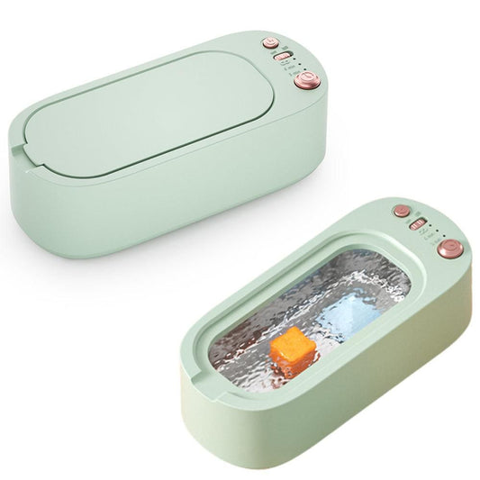 45KHz Ultrasonic Jewelry Cleaning Machine for Jewelry Eyeglasses Rings Green V1263-JX-7129-3