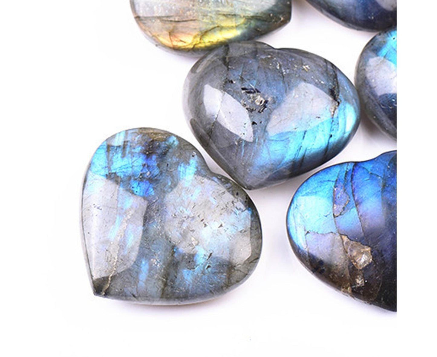 Aesthetic Heart Shape Stone Decor Exquisite Fine Texture Stone Energy Stone for Home- 4-4.5cm V1263-JX-713