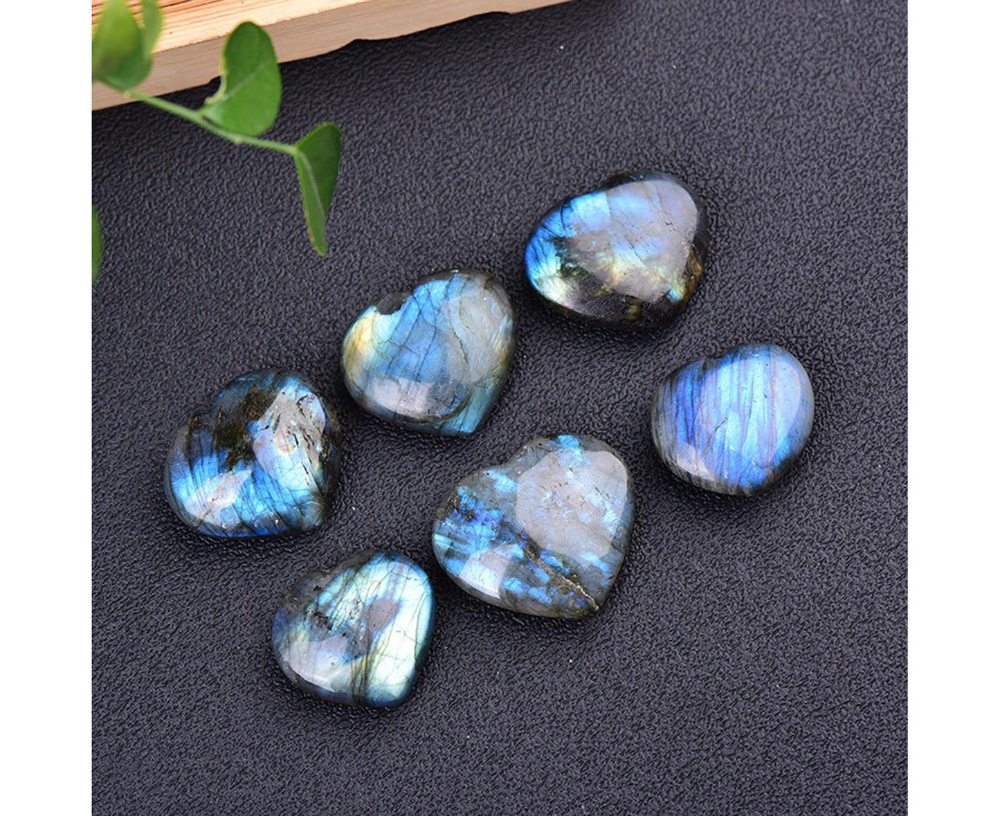 Aesthetic Heart Shape Stone Decor Exquisite Fine Texture Stone Energy Stone for Home- 4-4.5cm V1263-JX-713