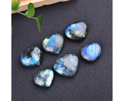 Aesthetic Heart Shape Stone Decor Exquisite Fine Texture Stone Energy Stone for Home- 4-4.5cm V1263-JX-713