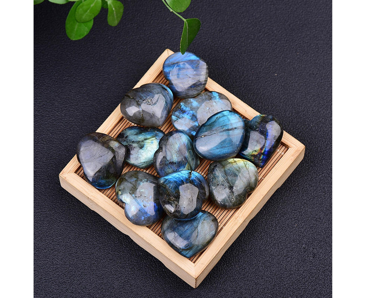 Aesthetic Heart Shape Stone Decor Exquisite Fine Texture Stone Energy Stone for Home- 4-4.5cm V1263-JX-713