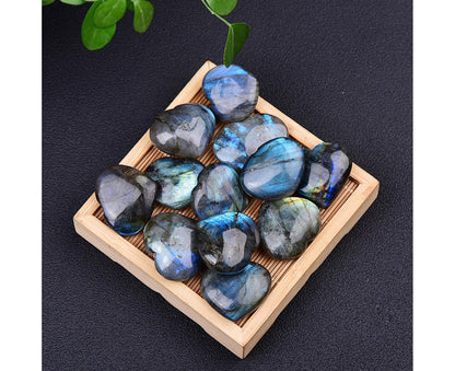 Aesthetic Heart Shape Stone Decor Exquisite Fine Texture Stone Energy Stone for Home- 4-4.5cm V1263-JX-713