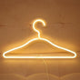 Clothes Hanger LED Neon Light Wardrobe Lamp Decor Home Decoration Accessory Warm White V1263-JX-7131-1