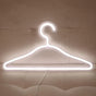 Clothes Hanger LED Neon Light Wardrobe Lamp Decor Home Decoration Accessory White V1263-JX-7131-3
