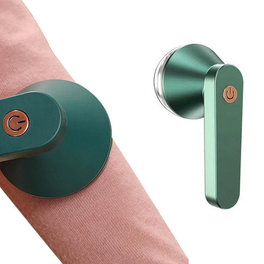 Electric Lint Catcher USB Rechargeable Bobble Remover Fabric Shaver for Clothes Green V1263-JX-7133-2