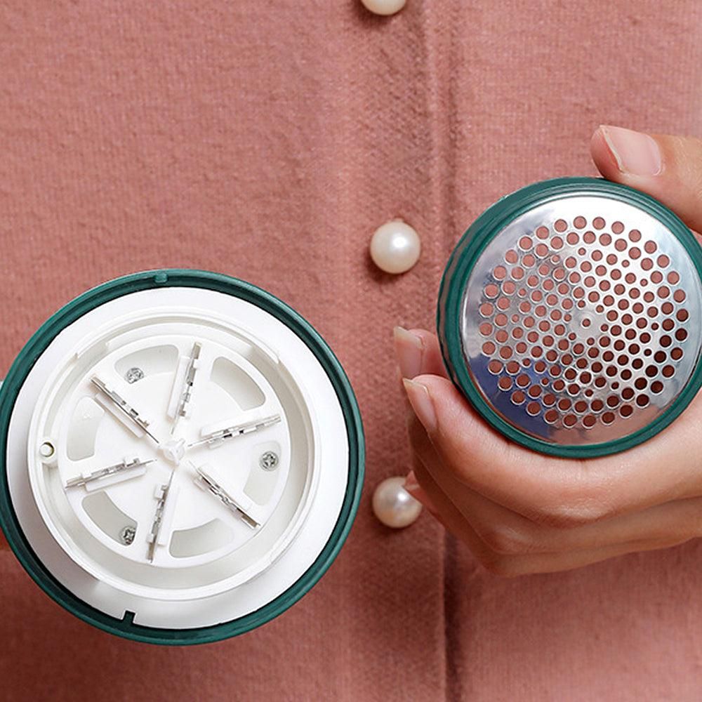 Electric Lint Catcher USB Rechargeable Bobble Remover Fabric Shaver for Clothes Green V1263-JX-7133-2