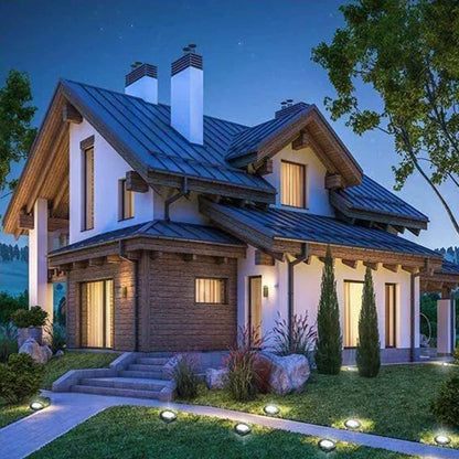 10Pcs Mini Solar Ground Lights Outdoor Pathway Decorative Lights for Yard Garden Decor Warm Light V1263-JX-7134-1