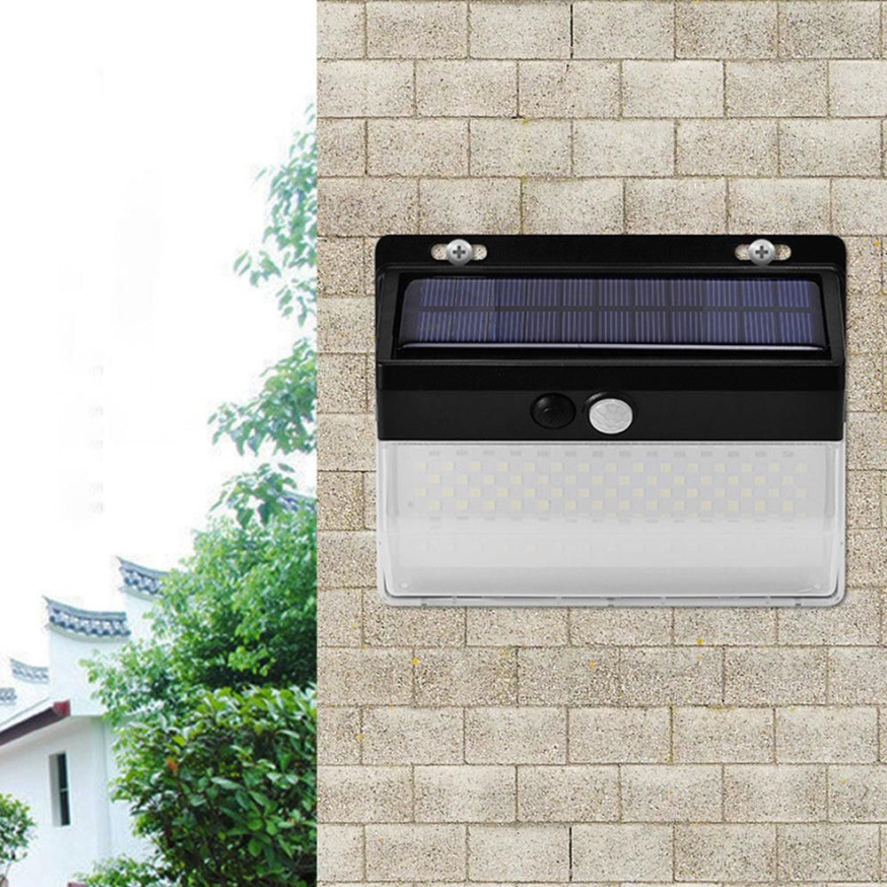 2Pcs LED Solar Power Motion Sensor Light Outdoor Security Garden Lamp Solar Wall Light V1263-JX-7138
