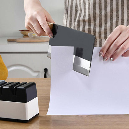4-Grinding Electric Knife Sharpener USB Kitchen Scissor Sharpening Tool V1263-JX-7141