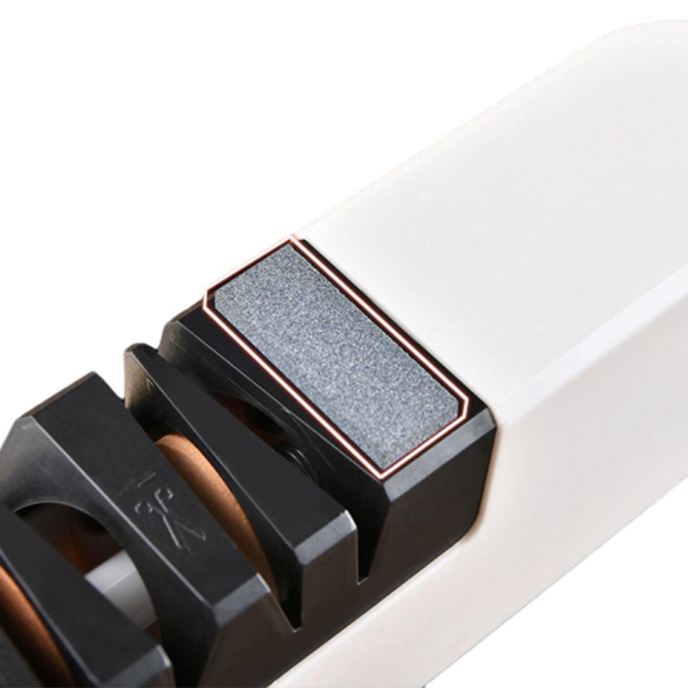 4-Grinding Electric Knife Sharpener USB Kitchen Scissor Sharpening Tool V1263-JX-7141