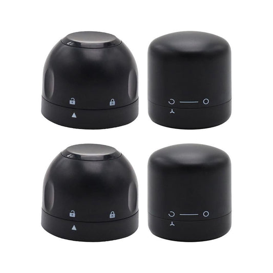 4Pcs Set Wine and Champagne Stopper Leakproof Bottle Sealer Cap V1263-JX-7142
