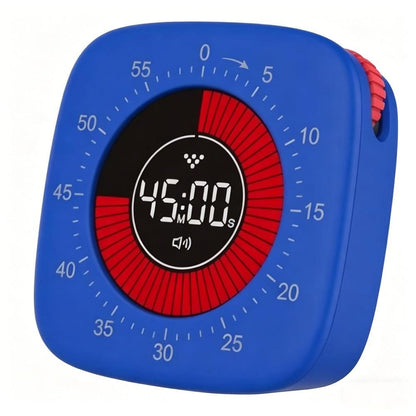 60-Min Digital Visual Timer Count-Up/Count-Down Timer for Study Work Cooking Daily Tasks V1263-JX-7143