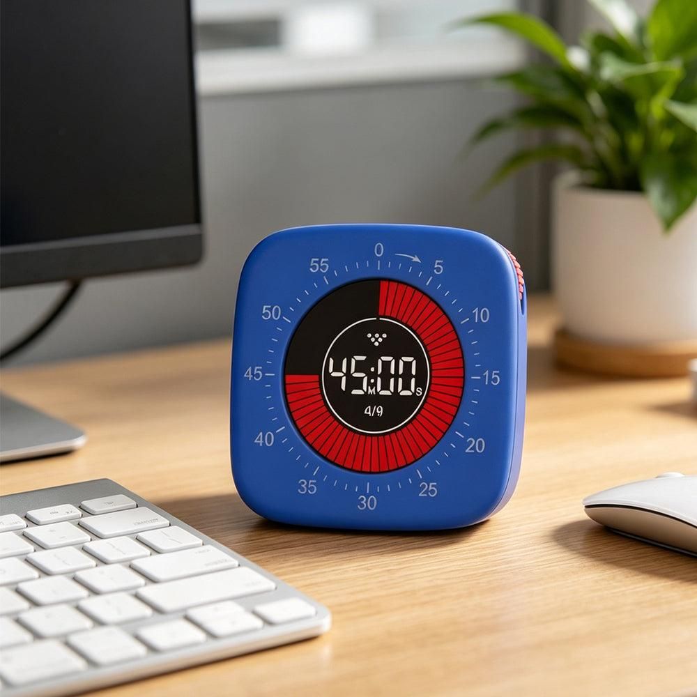 60-Min Digital Visual Timer Count-Up/Count-Down Timer for Study Work Cooking Daily Tasks V1263-JX-7143