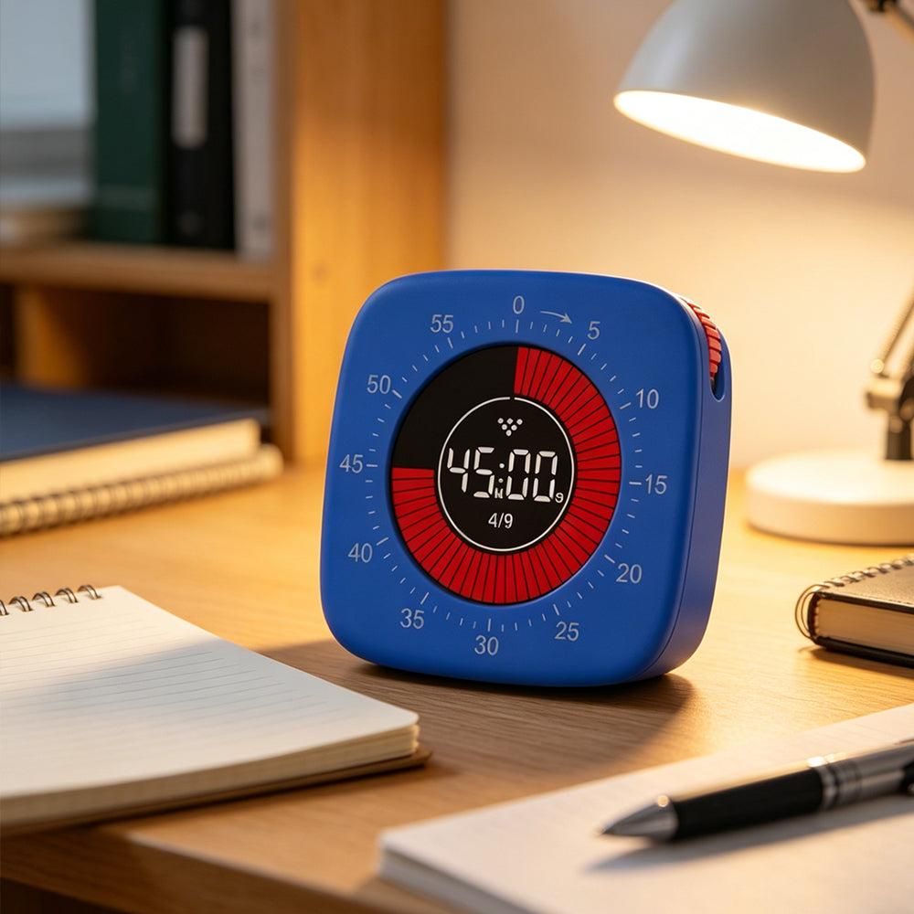60-Min Digital Visual Timer Count-Up/Count-Down Timer for Study Work Cooking Daily Tasks V1263-JX-7143