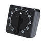 60-Minute Mechanical Kitchen Timer Visual Countdown Timer for Kitchen Cooking Study Black V1263-JX-7144-1