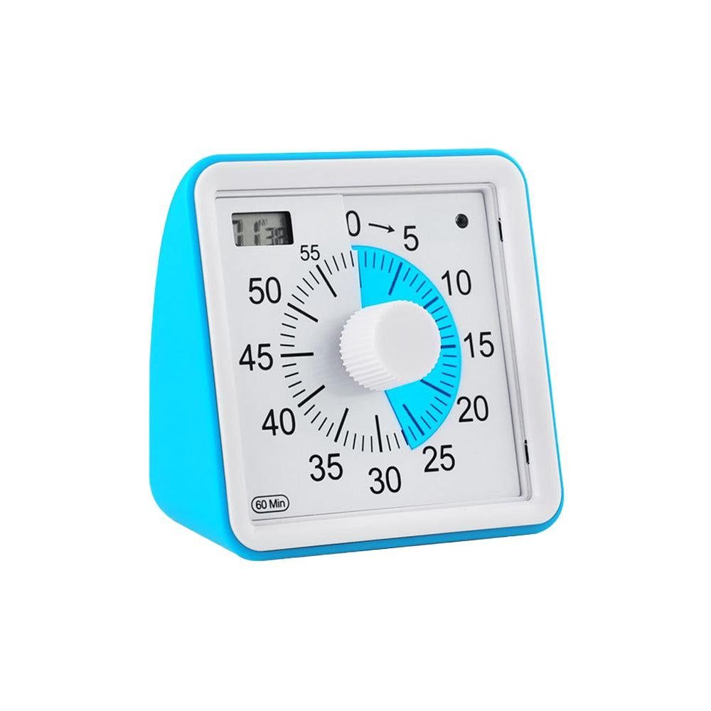 60-Minute Visual Timer Countdown Timer Time Management Tool for Sports Studying Blue V1263-JX-7145