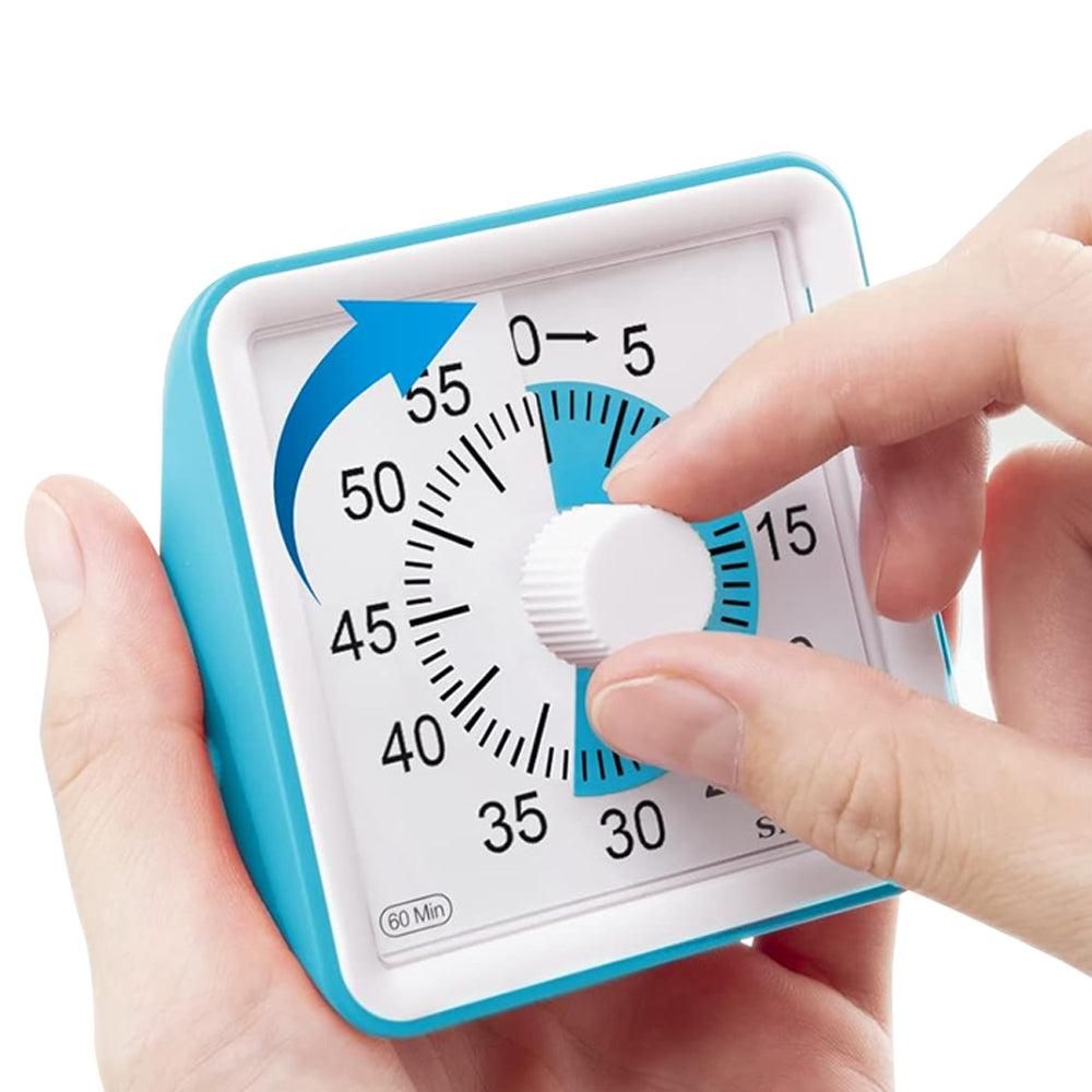 60-Minute Visual Timer Countdown Timer Time Management Tool for Sports Studying Blue V1263-JX-7145