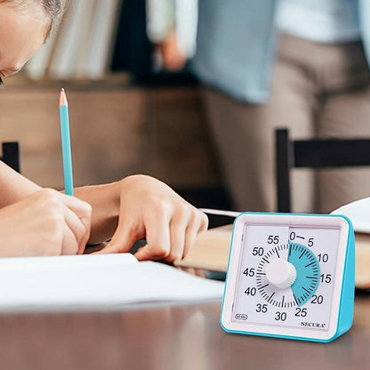 60-Minute Visual Timer Countdown Timer Time Management Tool for Sports Studying Blue V1263-JX-7145