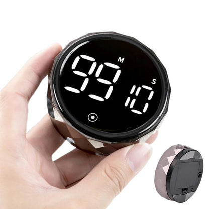 Digital Display Kitchen Timer Countdown Countup Cooking Alarm Rose Gold V1263-JX-7146-2